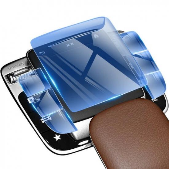 Clear TPU Car Central Mouse Button Protect Film FOr Benz A B CLA GLE GLS +