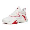 New Anta Airspace 3 Cushioning Anti Slip Wear Resistant Breathability Low Top Basketball Shoes Men's White Red 112211608-4