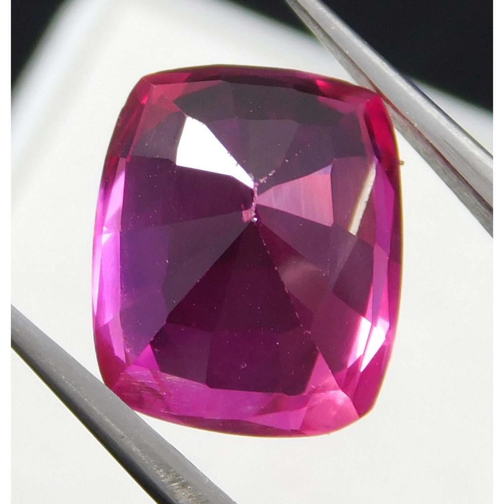 Natural Pink Ruby Loose Gemstone Cushion Cut 10.55 ct for Jewelry Making and Gem Collections
