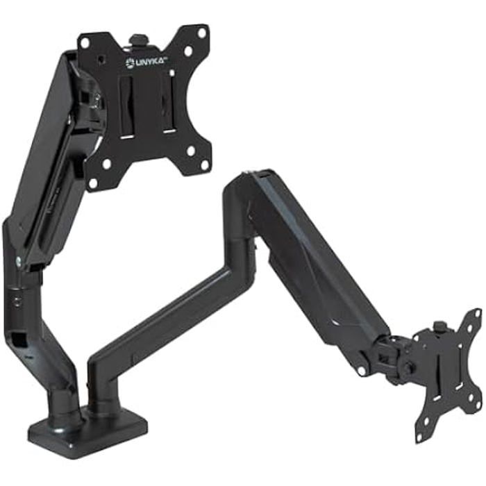 Support de bureau universel - unykach - uk1479 - double bras - écrans jusqu'à 32" - vesa max 100x100mm