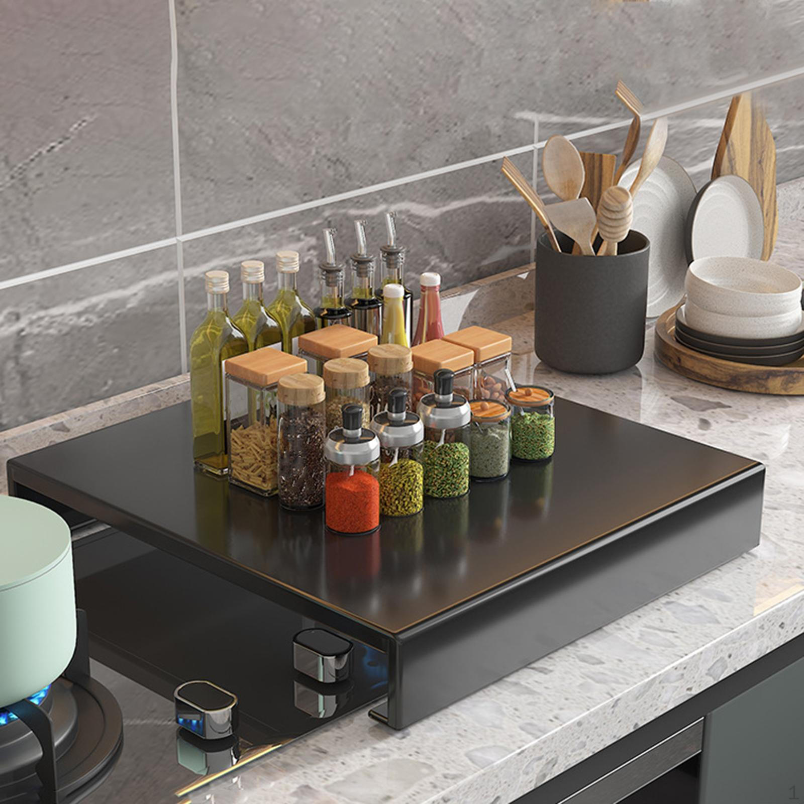 

Кронштейн-крышка для варочной панели, многоразовый держатель для хранения, электрическая керамическая подставка для кастрюли, кладовая 35cmx45cmx9cm