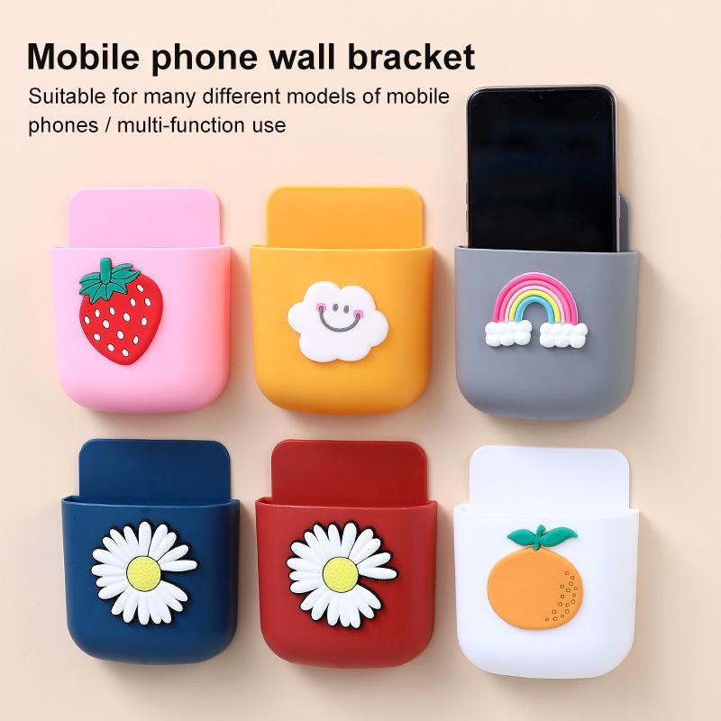 Scatola portaoggetti impermeabile per cellulare da parete Design con retro adesivo senza fori TV per la casa Aria