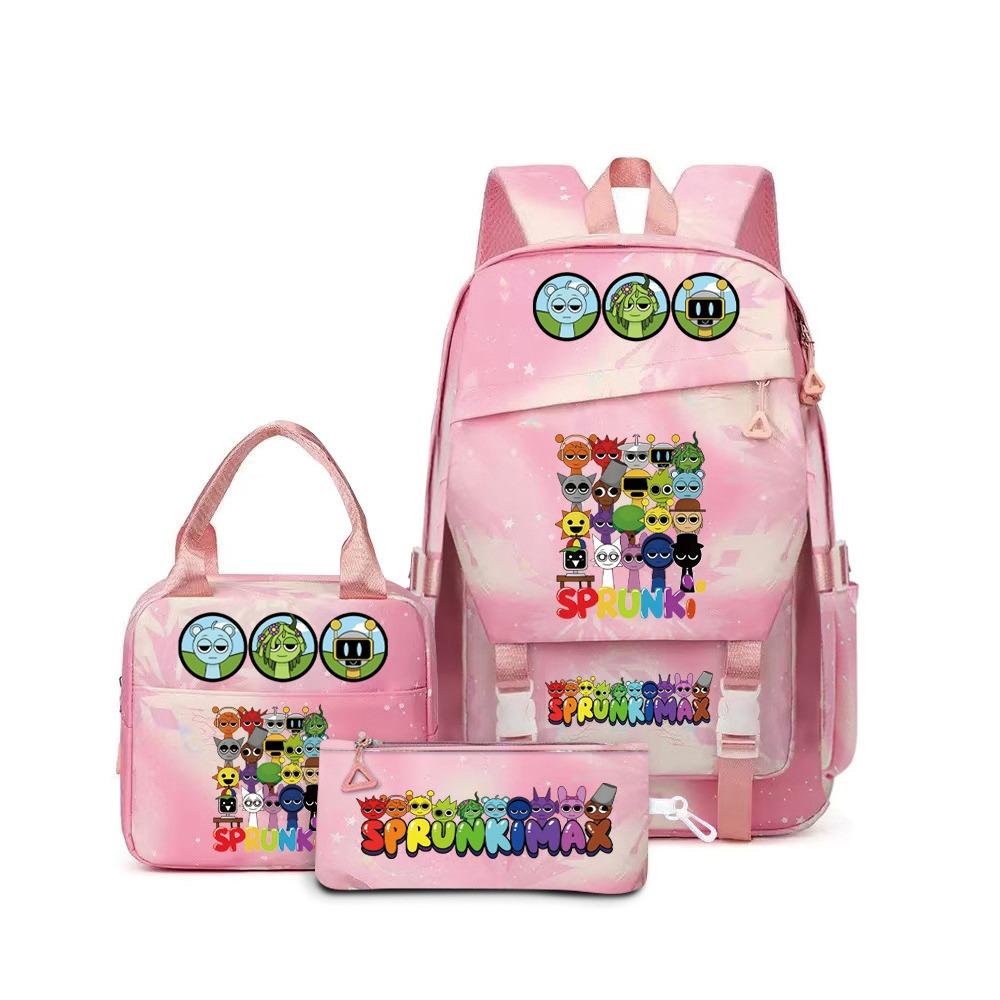 

Новый Ритм Бокс Студенческий Школьный Рюкзак Сумка для Ланча Ланчбокс Сумка Сумка для Карандашей as the picture