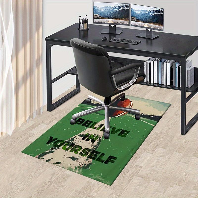 

Office Carpet Believe in Yourself Rug for Sofa Protection Under Chairs 60cm by 90cm