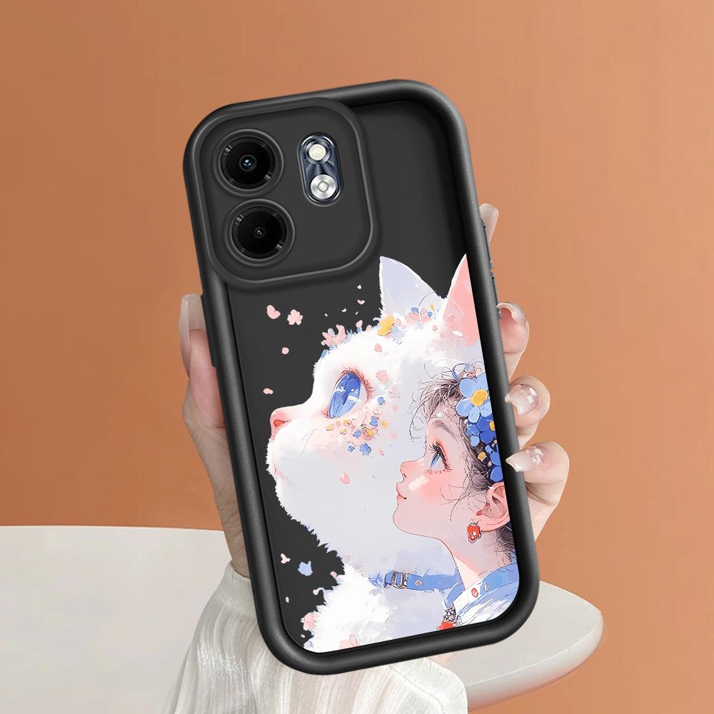 Soft Silicone Phone Casing Full Cover Camera Shockproof Protection Case for Huawei Honor Infinix Tecno iPhone Motorola Google