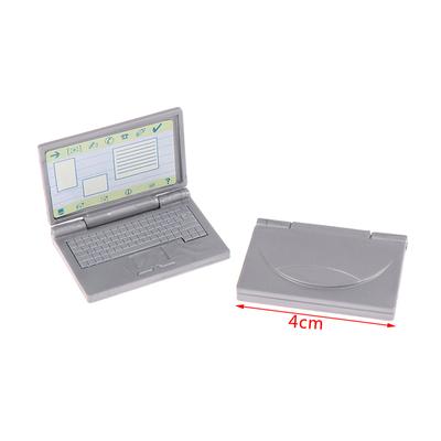 1:12 Miniaturní model notebooku pro panenky, simulace, doplněk pro domeček pro panenky