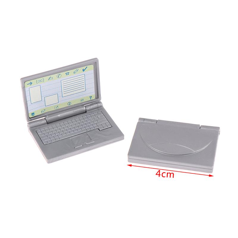 1:12 кукольных домиков Миниатюрный симулятор ноутбука Компьютерная модель Кукольный домик Аксессуар