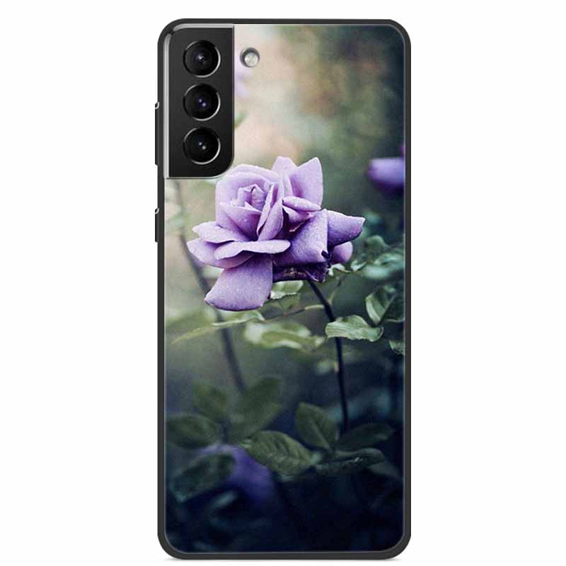 For Samsung S22 Case Wolf Lion Cat Black Silicone Soft Back Cover Case For Samsung Galaxy S21 FE S22 Ultra Phone Case S 22 Funda