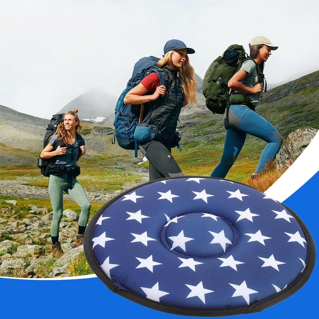 Chair Seat Cushion Multifunctional Foldable Seat Mat For Travel Ergonomic Support Stool Mat For Hiking Beach Campsite Picnic
