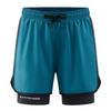 Unisex Quick-Dry Two-Piece Style Summer Sports Shorts for Running and Training