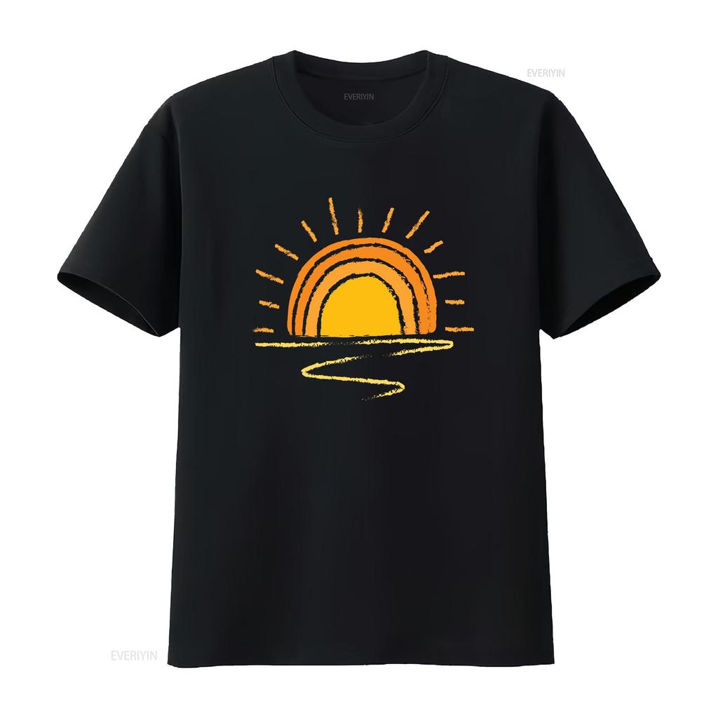 Sunshine shirt Sunny delight Women tee tees vibes Fun in the sun vintage Washed Unisex Slightly homme streetwear graphic Casual