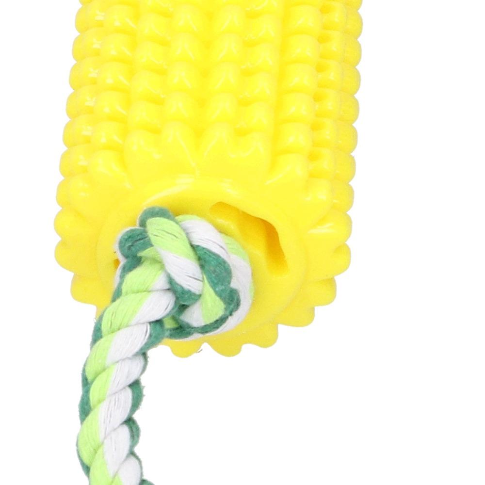 Tough Chew Corn Dog Toy Leak Food Dog Teeth Cleaning Toy Food Dispensing Dog Toy Puppy Teething