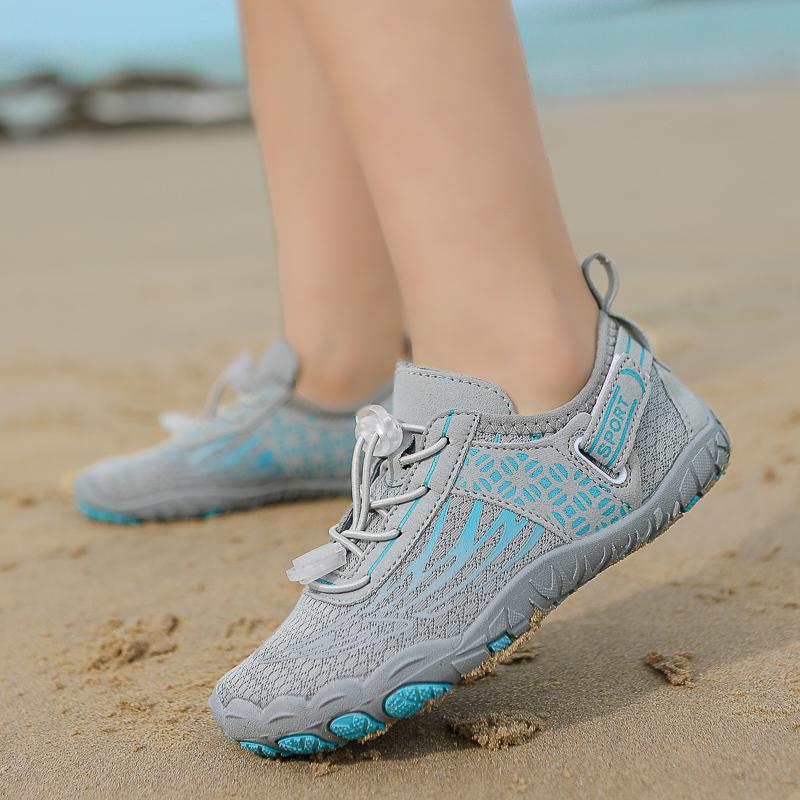 Barn Vann Sko Barn Aqua Sko Drenering Strand Sports Sandaler Hurtigtørkende Svøm barbeint Vade Båtliv Dykking Surfing joggesko