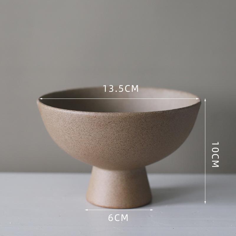 

Керамическая ваза Nordic Ins Художественные вазы Вегетарианские керамические цветочные горшки Творческий домашний декор для сухих цветочных композиций Украшения для обеденного стола