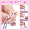 1set Flower Laser Aurora Ice Clear Magnetic Nail Tip Display Stand for Manicure Press-On Nail Training Acrylic Showing Shelves