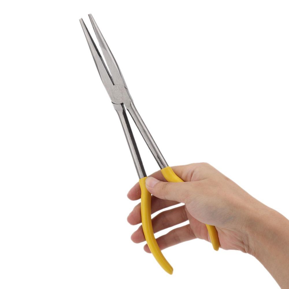 Long Long Nose Pliers Extended Bent Nose Pliers Convenient Hand Pliers Household Use