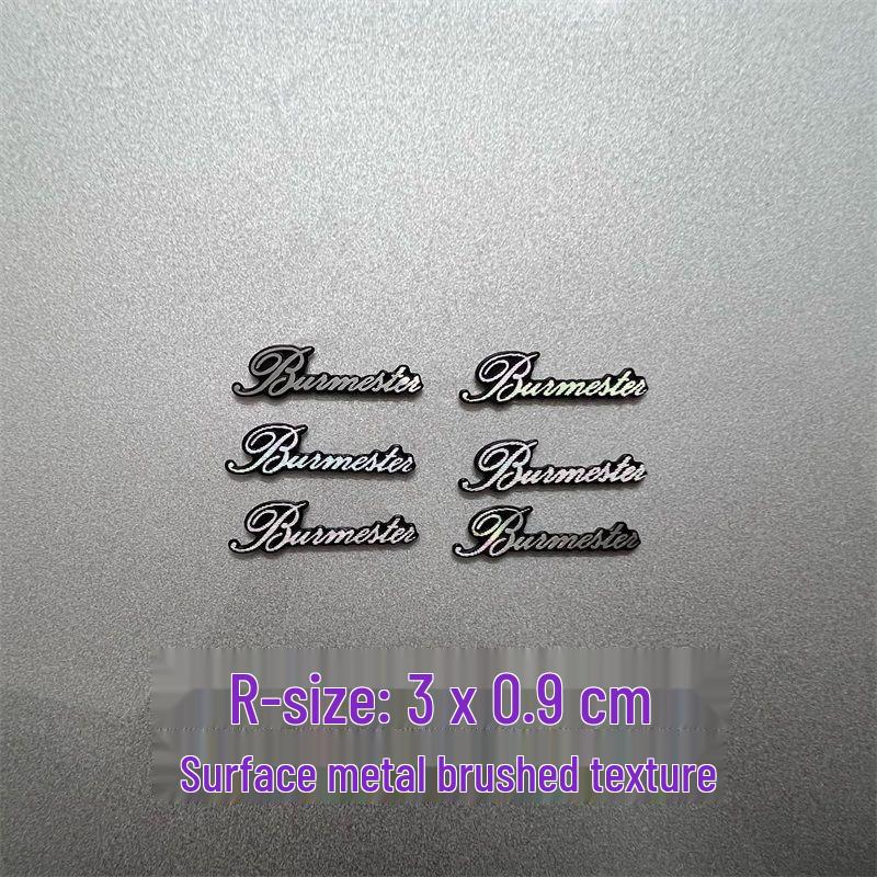 Dekorative Metallaufkleber für Auto-Audio-Lautsprecher von Bose, Harman Kardon, JBL.