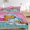 3pcs bedding set Garfield Includes 1 Comforter + 2 Pillowcases, Without Pillow Inserts, Soft Comfortable,a0909199