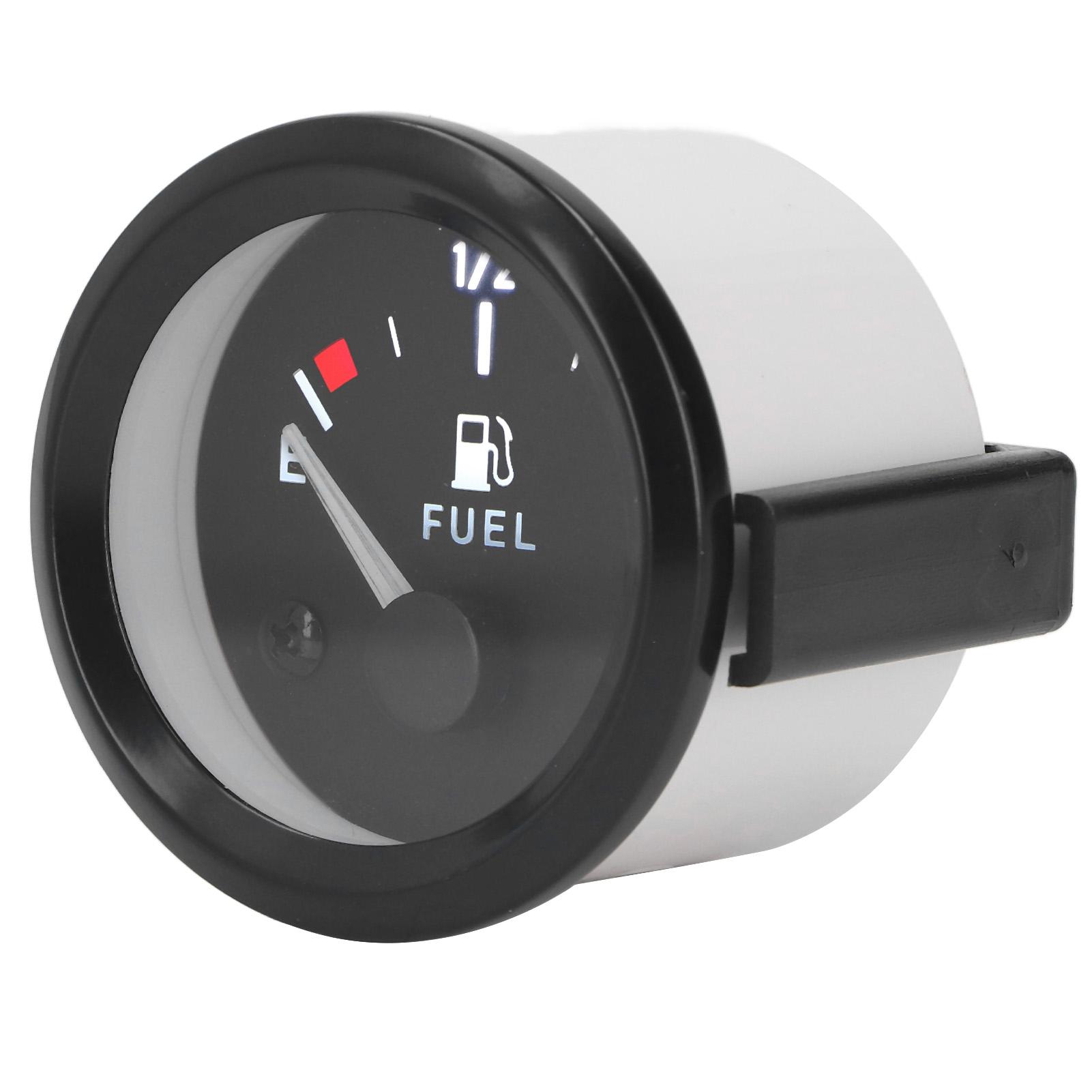 2in Fuel Level Gauge Motorcycle Fuel Tank Meter with LED Backlight for Gasoline Modified Models