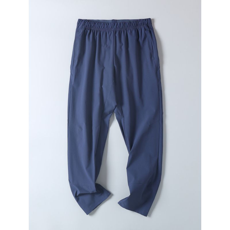 Men's Outdoor Mechanical Style Four-Sided Elastic Waterproof Quick-Drying Breathable Sports Casual Pants for Spring and Summer Soft Pants