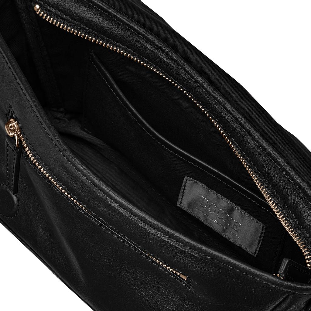 Dorce Leather Shoulder Bag MAB-2930 Black