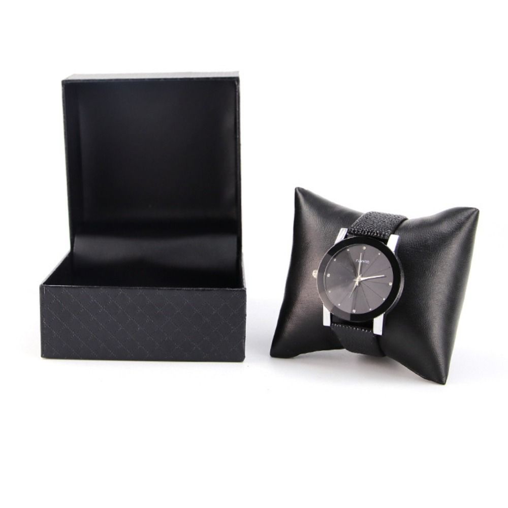 Protective Wristwatch Display Case PU Leather Travel Jewelry Organizer  for Men Gift