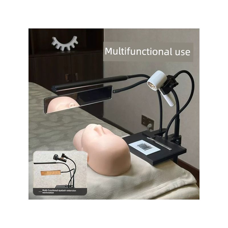 Four-In-One Multifunctional Eyelash Extension Workstation, Magnetic Eyelash Extension Tool, Led Eyelash Lamp, Specialized for Eyelash Extensions