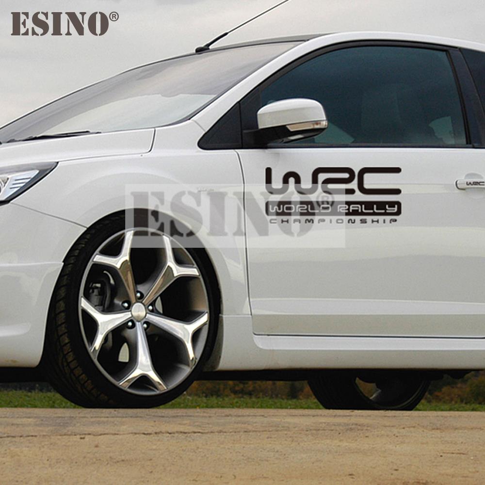 Car Styling Universal Creative Auto Decorative Decal WRC FIA World Rally Championship PVC 3D Carving Car Vinyl Car Body Sticker