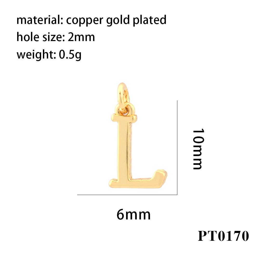 Pingentes de Alfabeto Vibrantes: Colar de Moda Simples e Colorido