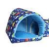 Hamster Tunnel Bett Tunnel Kaninchen Spielzeug Weiches Höhlenhaus für Hamster für Meerschweinchen, Rennmäuse Knabberspielzeug Bett