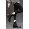 Plus-size Boots Women's Shoes Thick-soled Round-toed Mid-calf Boots Versatile Ankle Boots