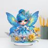 Acrylic Elf Diamond Painting Tabletop Ornaments Beautiful Elf Girl Diamond Painting Table Decoration Girls Room Home Decoration