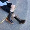 Spring and Autumn  Children's High Top Over Knee Long Boots, Girls' Small Leather Boots