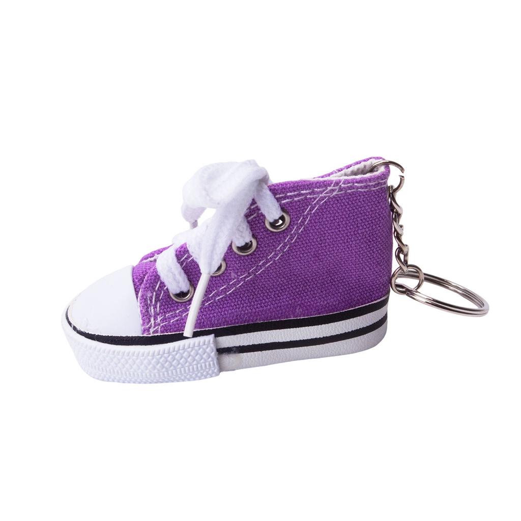 Mini canvas small shoes fashion bicycle motorcycle foot support small board shoes pendant simulation shoe keychain