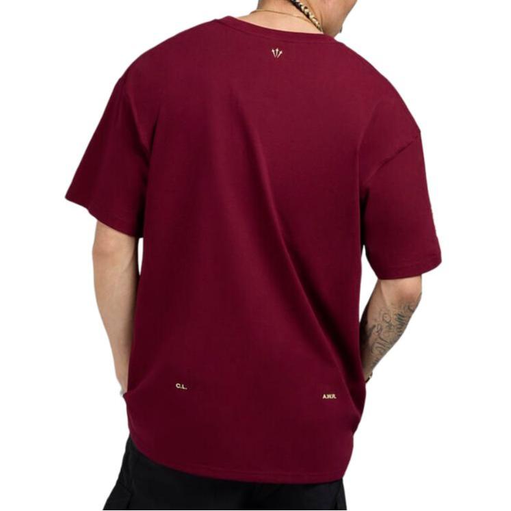 Nike X Nocta Collaboration SS25 Comfortable Loose Fit Crew Neck Short Sleeve T-Shirt Unisex Tops HM5774-638