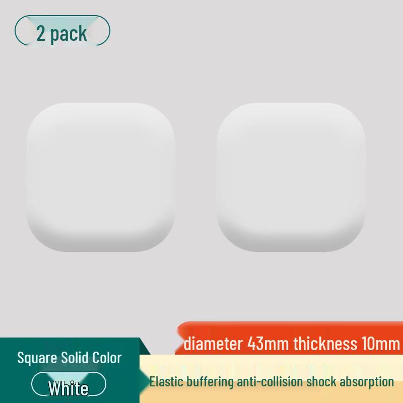 

Door Stopper: Punch-Free Silicone Magnet for Bathroom with Anti-Collision Pad