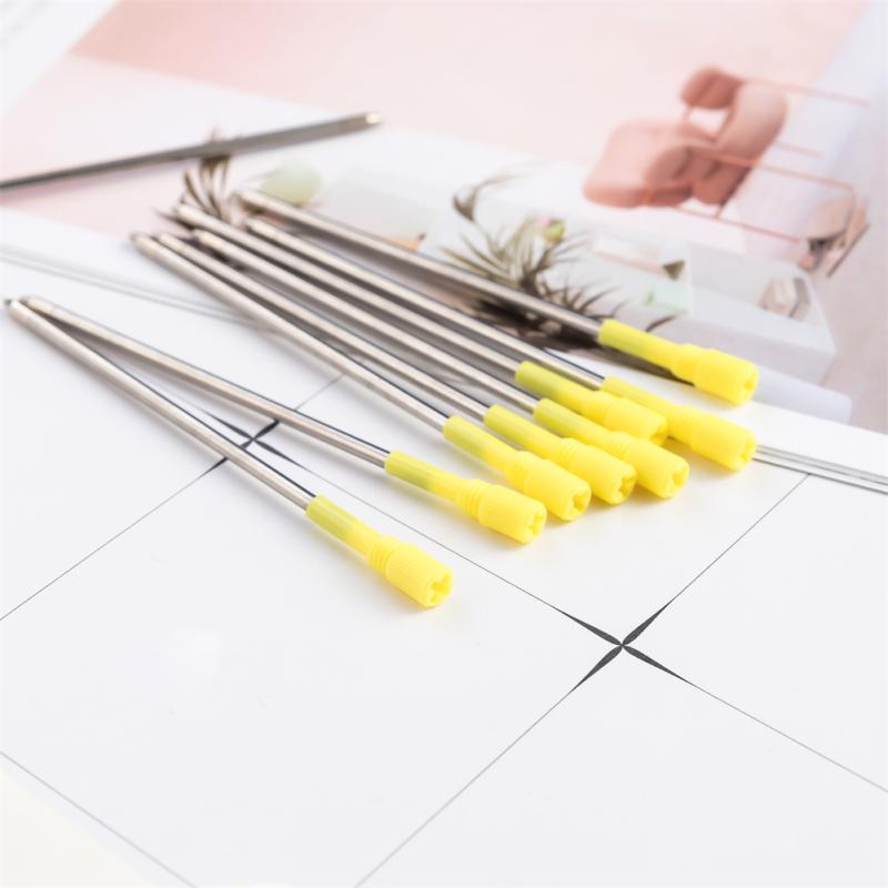 82mm Metal Pen Refill Crystal Diamond Head Ballpoint Pen Refill For Student Stationery Business