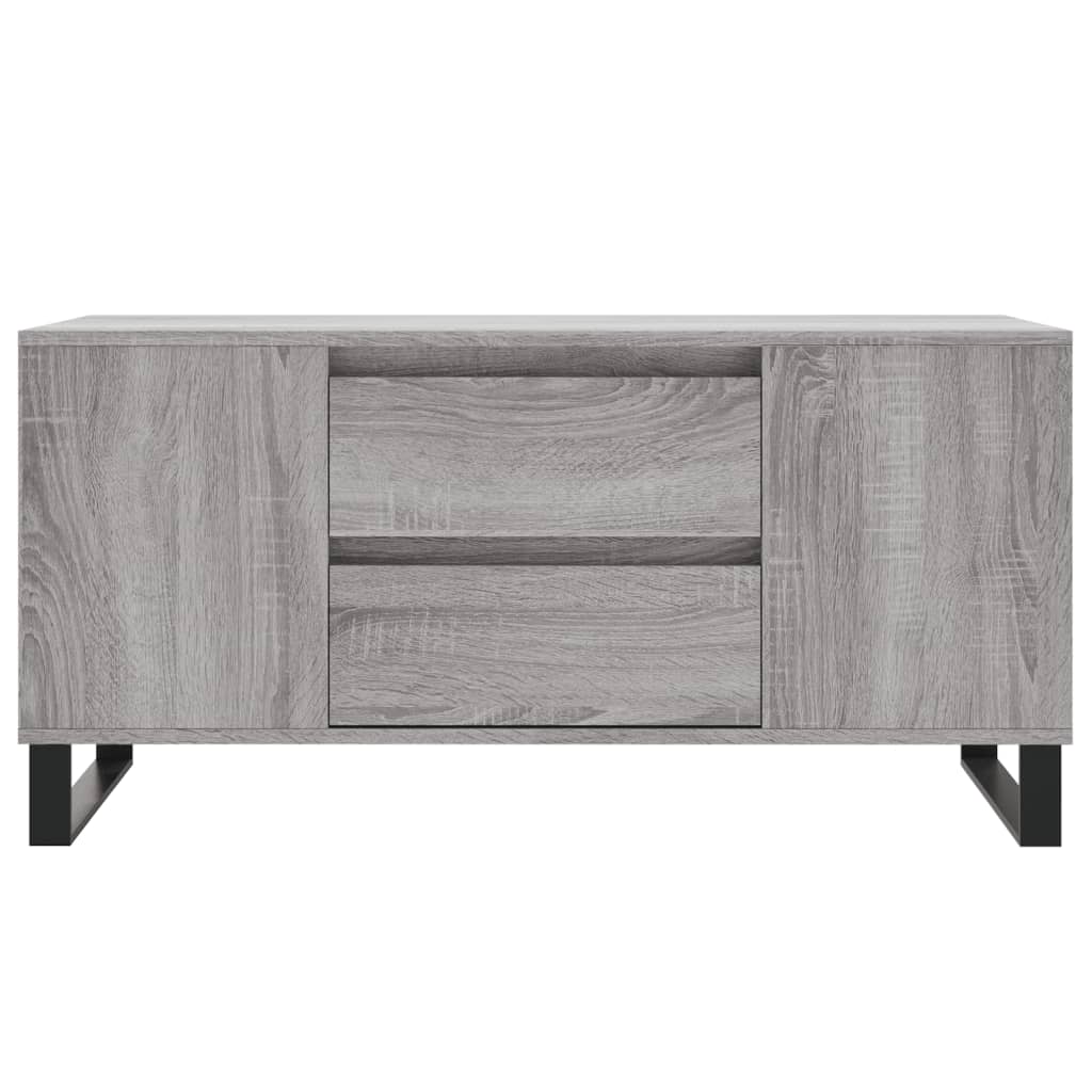 Coffee Table Grey Sonoma 102 X 44.5 X 50 Cm Particleboard