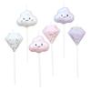Single Multi-color Diamond Cloud Birthday Candle Cake Baking Decoration Party Supplies Creative Colorful Candle