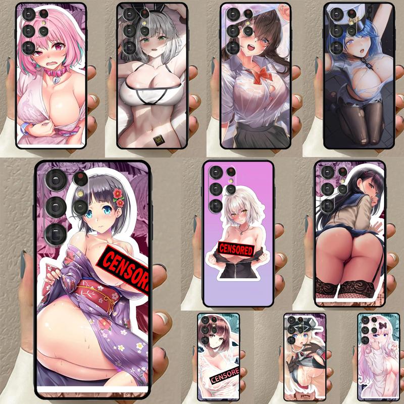 

Чехол Waifu с аниме сексуальной девушкой для Samsung Galaxy S20 FE S21 S22 Ultra Note 20 S8 S9 S10 Note 10 Plus, чехол для телефона Galaxy S8