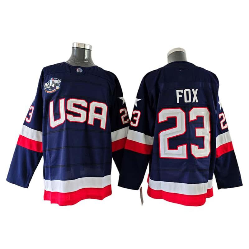 Vintage Ice Hockey Jersey Canada Team Retro Embroidered Practice Shirt Mens Cotton Blend Sportswear Training Fan Wear