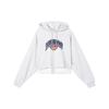 Originals Cropped Hoodie With Letter Logo Print Women Tops Light-Hemp-Gray IS2319