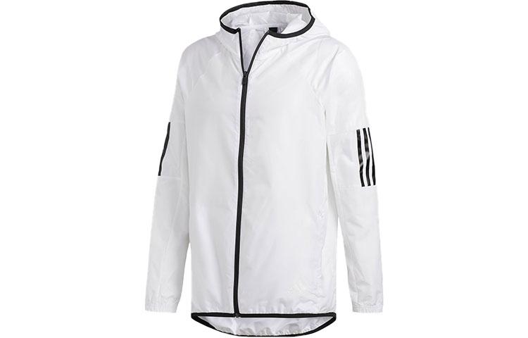 Adidas Jackets Men s White Hooded Moderate Other DU1962 S