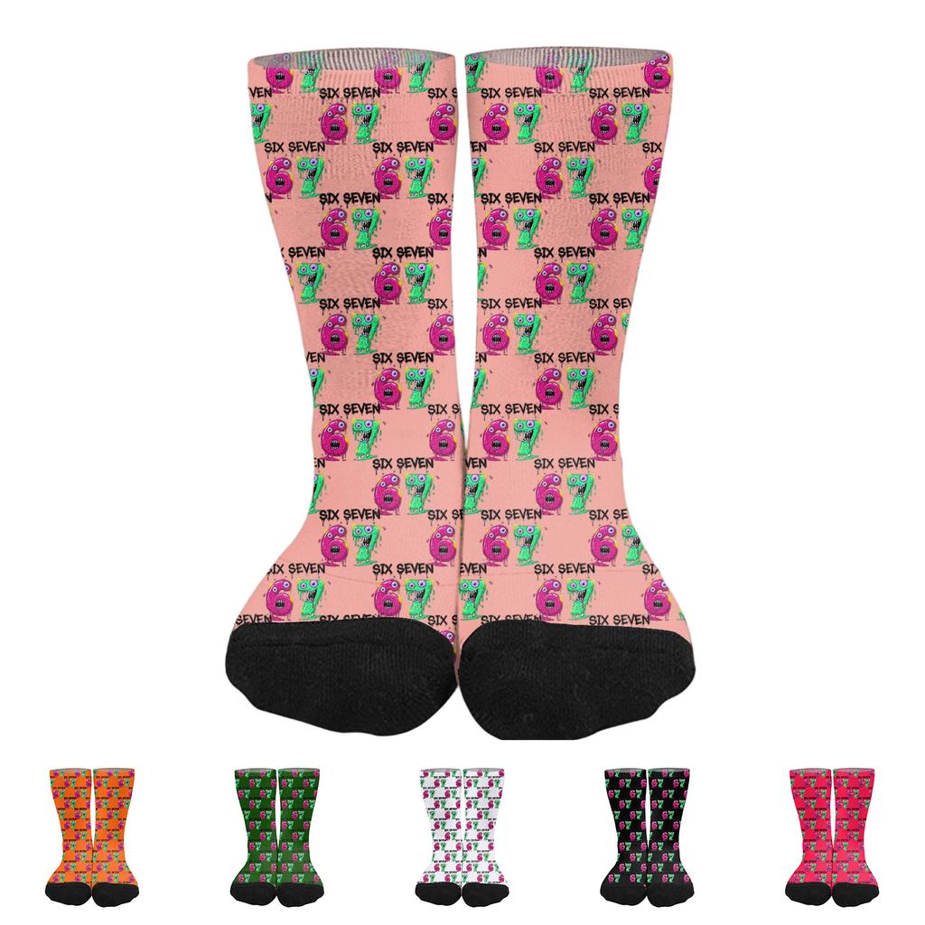 Cute And Playful Socks Mid-Calf Socks Long Socks Printed Socks