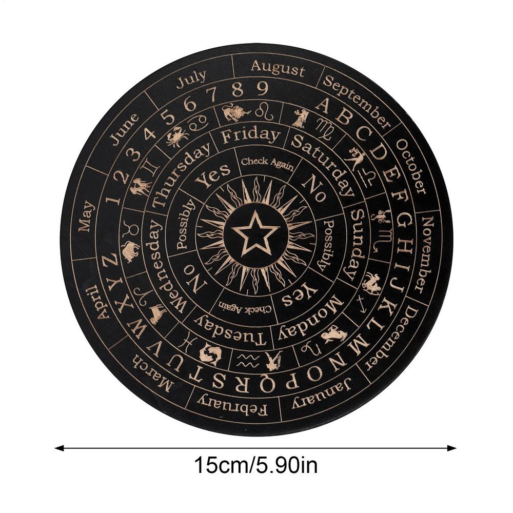Spirit Board Wooden Decorative Message Planchette Boards With Letters Spirit Decorations Ouija Board Game For Themed