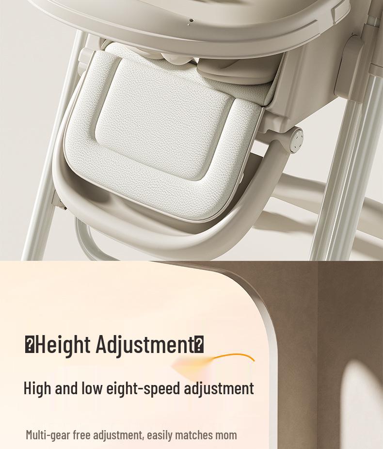 Smart Foldable Baby Dining Chair & Reclining Bassinet