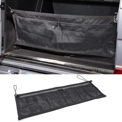 Webbing Black Car Bakbagage Boot Organizer Fickförvaring nätficka för Mercedes Benz G Class W463 2004-2018 Biltillbehör