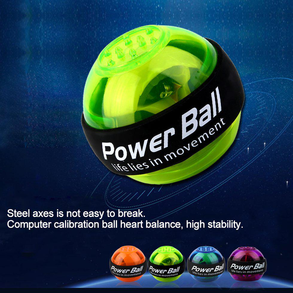 

Волшебный светодиодный гироскоп Power Ball Gyro Power Ball Усилитель для упражнений на запястье для молодых студентов Для офисных людей Pearliky