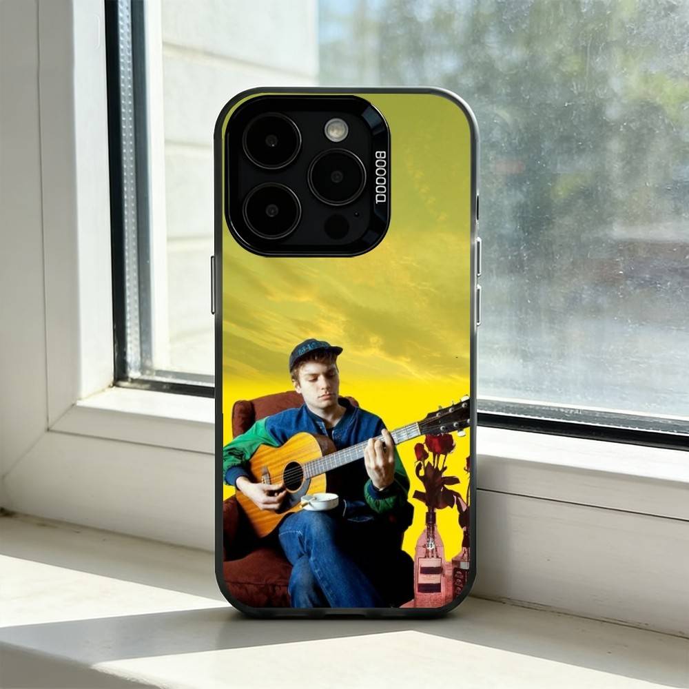 

Slacker Rock Mac Demarco Phone Case For iPhone 17,16,15,14,13,12,11 Plus,Pro Max,XS,Colorful Silver Black Cover iPhone11PROMAX
