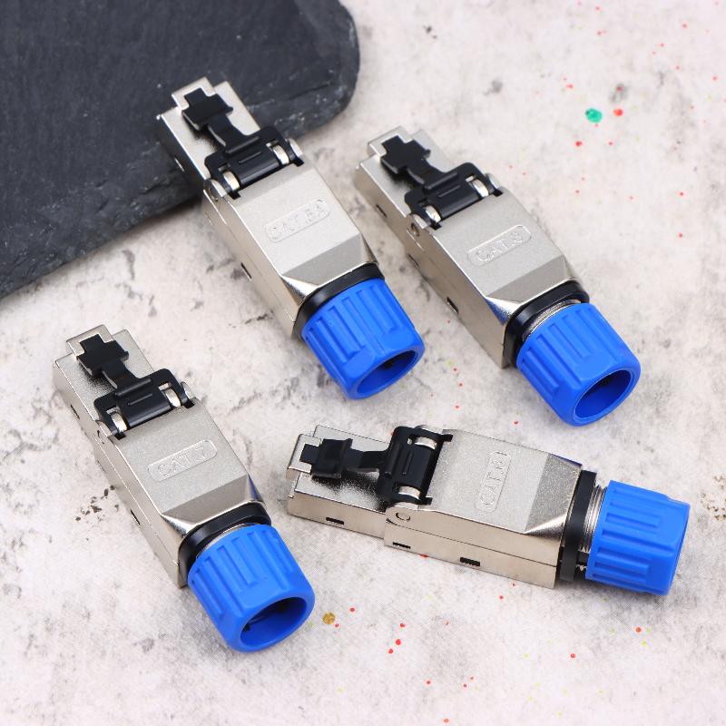 Toolless Connector Design Shielded Ethernet Plug for Easiest 22~26AWG Network Setup